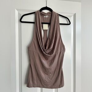 NWT Free People intimately Elegant Drape Neck   Tank Top
